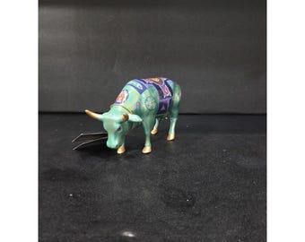 *限定* Moonwalking Cow 2003 Cow Parade Westland Moonwalking Cow Houston We Have