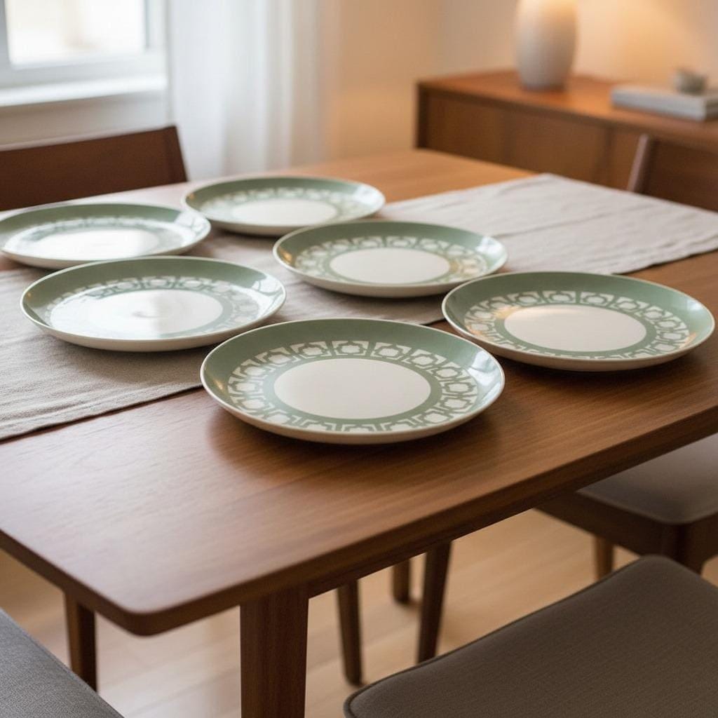 Sage Green Dinnerware Set - Etsy