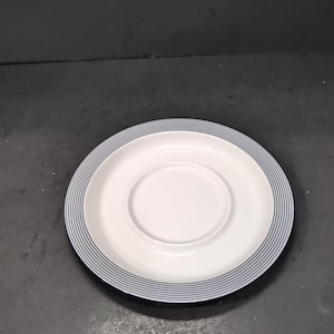 Dansk Ringsted Blue Saucer 7&quot; Diameter, Replacement Saucer, Vintage Dansk Tableware, Collector&#39;s Saucer, Blue Pottery