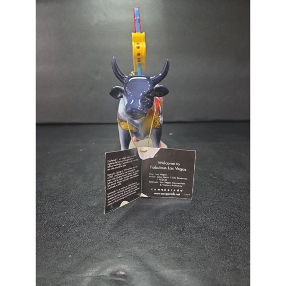 *限定* Welcome To Fabulous Las Vegas Cow Las Vegas Souvenirs Light Up Welcome Sign Cow Parade