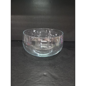 Princess House Heritage Crystal Bowl, Large Centerpiece Bowl, Glass Dining Bowl, Classic Crystal Decor, Collectible