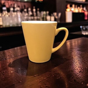 Kahlúa Anything Goes Yellow Coffee Mug, Vintage Collectible Drinkware, Barware