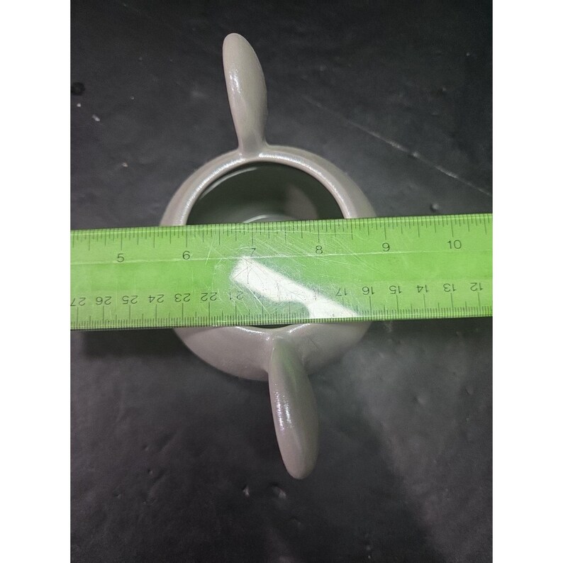 Taza de orejas de Mickey Mouse de Disney, acabado gris plateado brillante, 16 oz, coleccionable de Disney, taza de cerámica NWT imagen 8