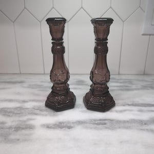 Avon Dutch Charisma Perfume Bottle Candleholders, Set Of 2, Empty Bottles, Home Decor, Vintage Style