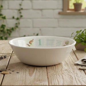 Wedgwood Peter Rabbit Child's Bowl, Vintage Fine Bone China, Replacement Beatrix Potter Dinnerware