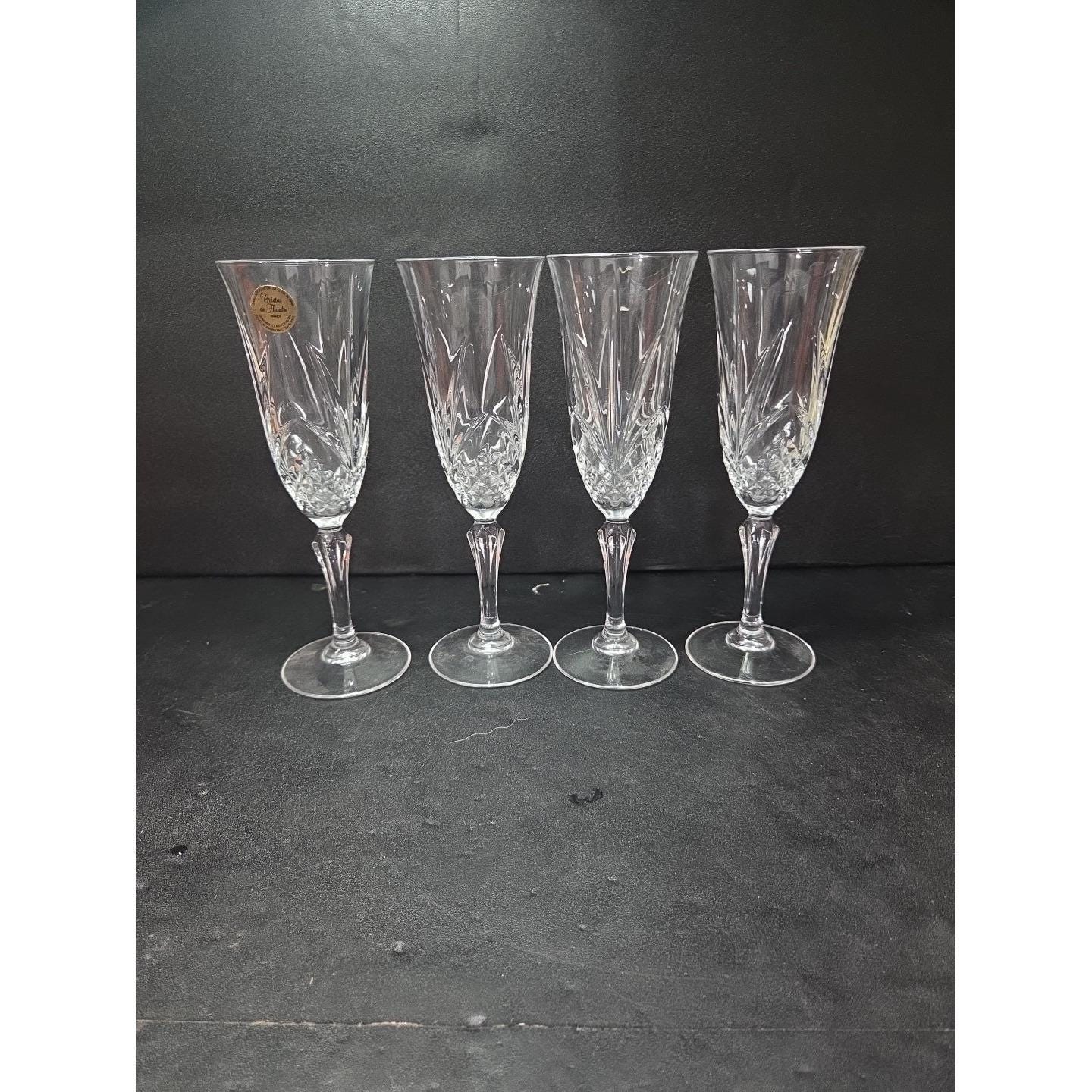 ハンドペイント　ガラス　蓋もの　オーストリア　ザルツブルグ Salzburg by cristal de flandre - Etsy 日本