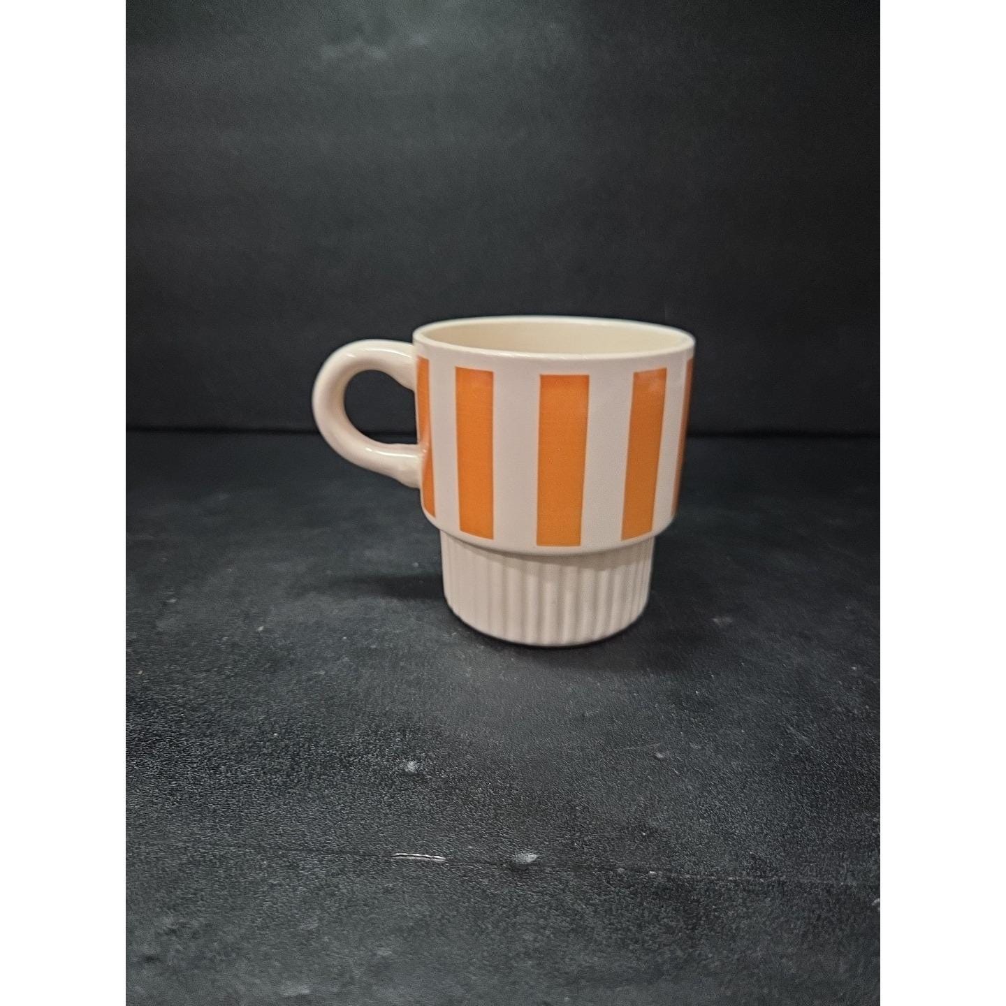 Ranvi Ensemble De Tasses à Café à Rayures Vintage, Ensemble