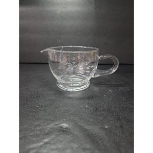 Princess House Heritage Creamer, Vintage Glass Creamer, Retro Crystal Collection, Classic Diningware