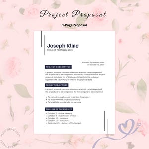 Interior Design Project Proposal Template: Professional Client Presentation (PDF File & Canva Editable)