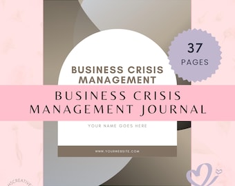 Crisis Management Journal: Business Action Plan Template (PDF Download)