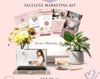 Kit de inicio de marketing de Faceless Reels / Plan de Instagram para el crecimiento y la interacción en redes sociales