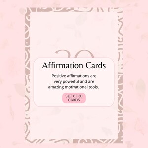 30 Tarjetas de Afirmación para Crisis / Palabras de Poder para Aliviar el Estrés, el Autocuidado y el Apoyo Emocional en Tiempos Difíciles / Cartas Positivas