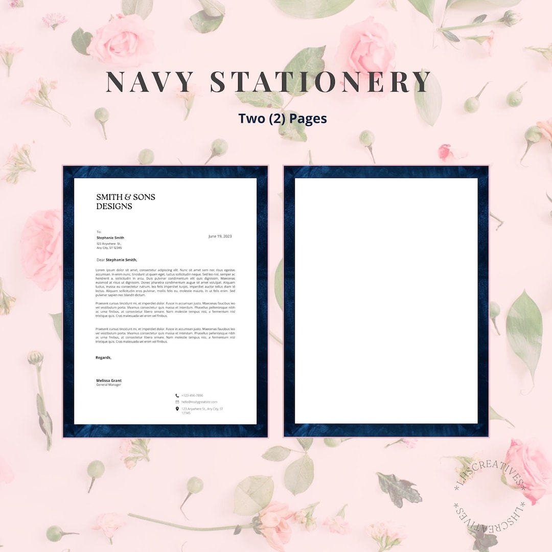 Image 2 for Department Of The Navy Letterhead Template