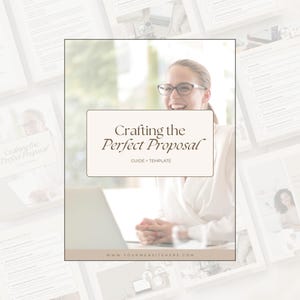 ビジネス提案テンプレート：カスタマイズ可能なクライアントサービス提案（Canva、PDF）