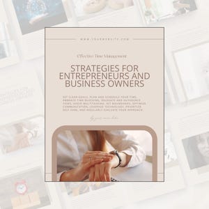 Time Management Guidebook for Women Entrepreneurs (PDF)