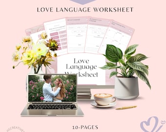 Love Languages Worksheet Bundle | Couples Therapy Workbook | Relationship Strengthening Activity Kit PDF