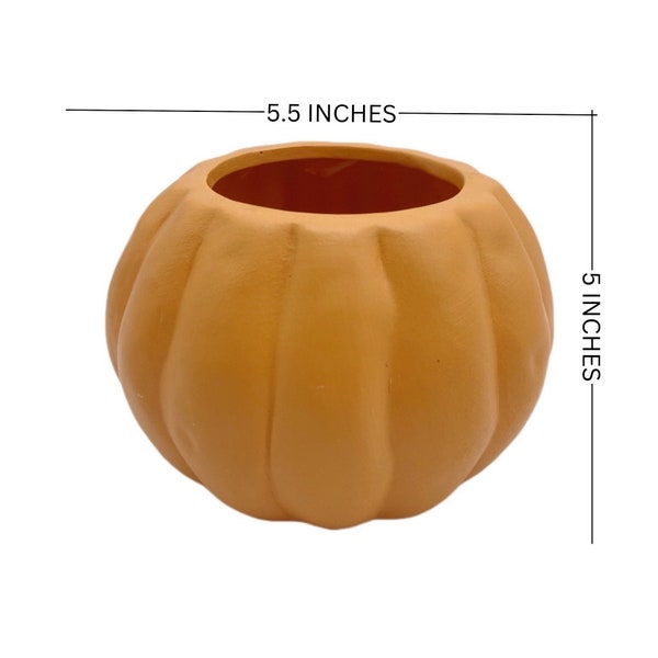 Pumpkin Planter | Pumpkin Succulent Planter | Succulent Planter | Home Decor | Succulent Gift | Ceramic Planter | Fall Decor | Autumn Decor