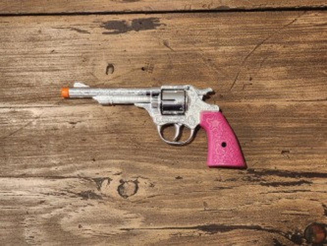 Cap Gun Vintage Billy the Kid Western Cowgirl Style Toy Cap Gun Pistol ...