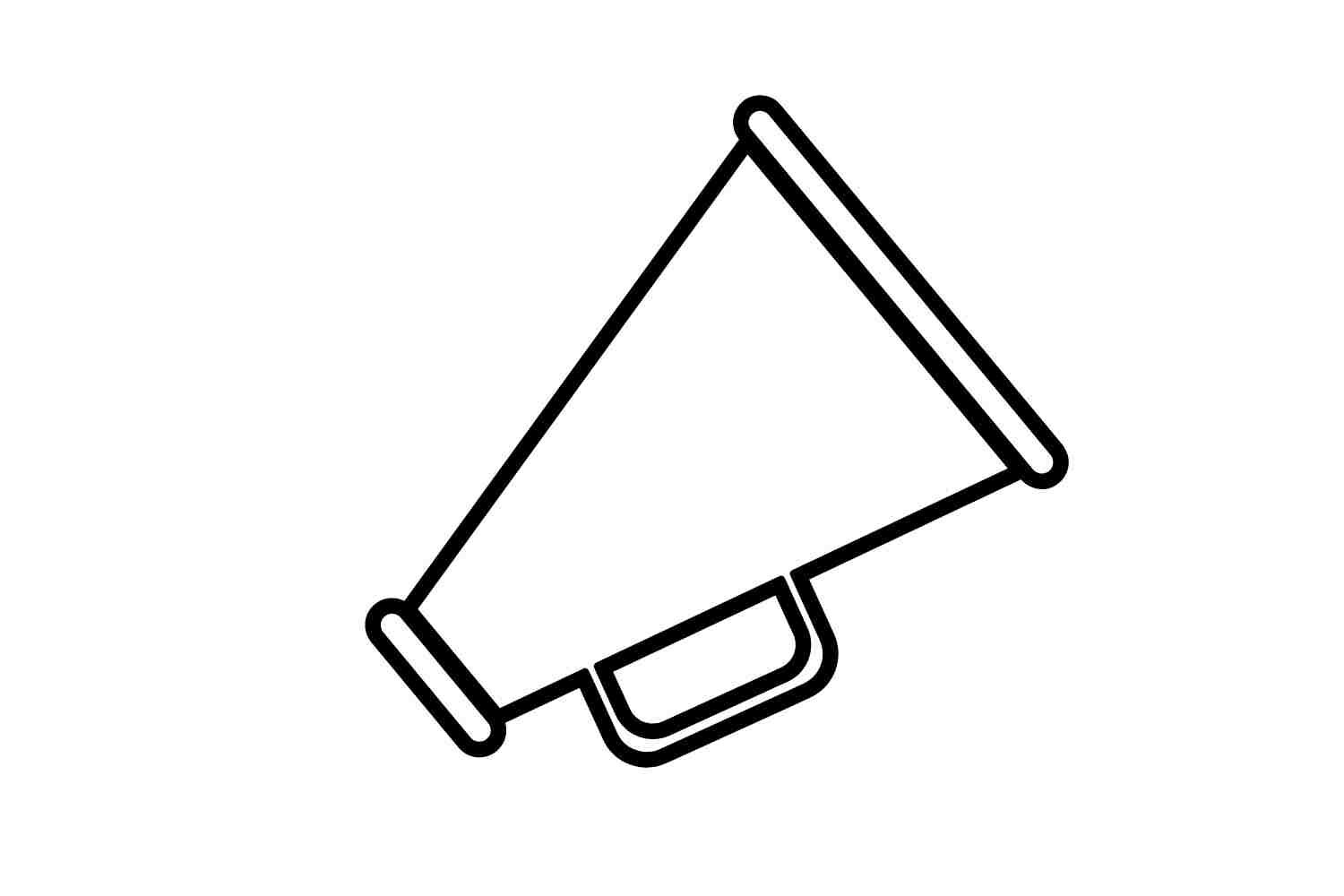 Megaphone SVG Design Bundle Stickers Cricut T-shirt Keychain PNG