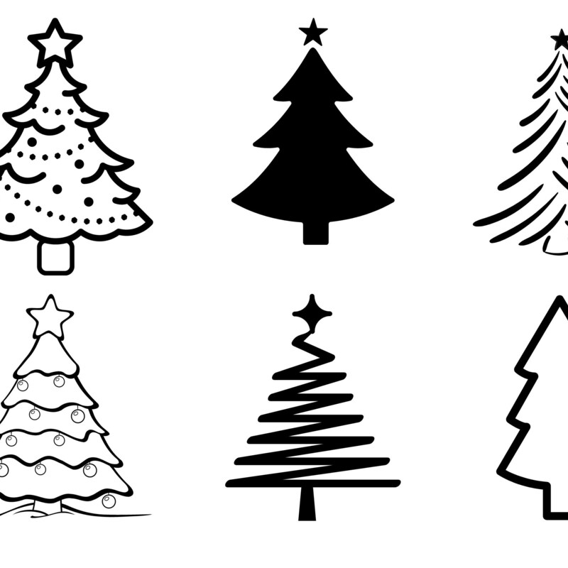 Tree Topper Svg - Etsy