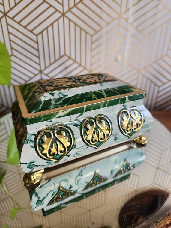 Vintage Fricke & Nacke Confectionery Tin Box | Made in Western Germany