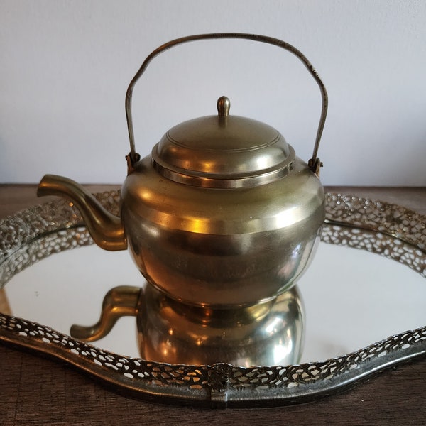 Brass Teapot Etsy