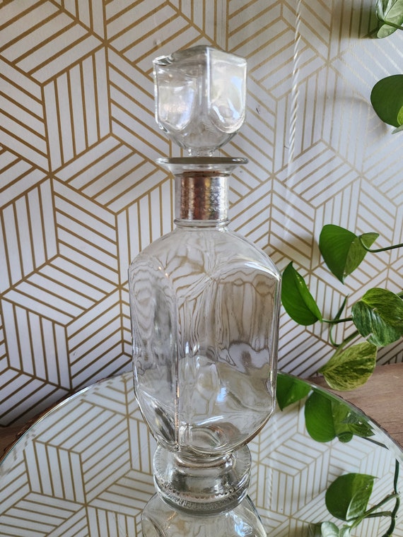 Vintage Mid Century Retro Square Decanter