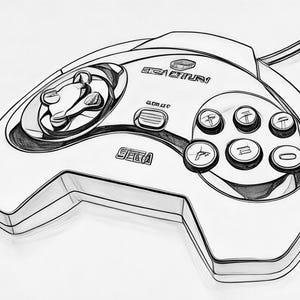 Saga Saturn USA Controller / Game Pad