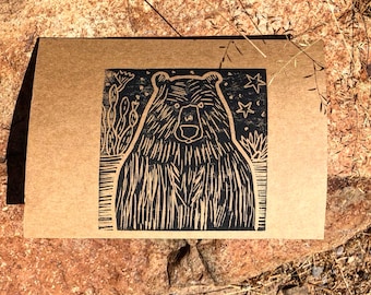 Desert Bear Card w/envelope