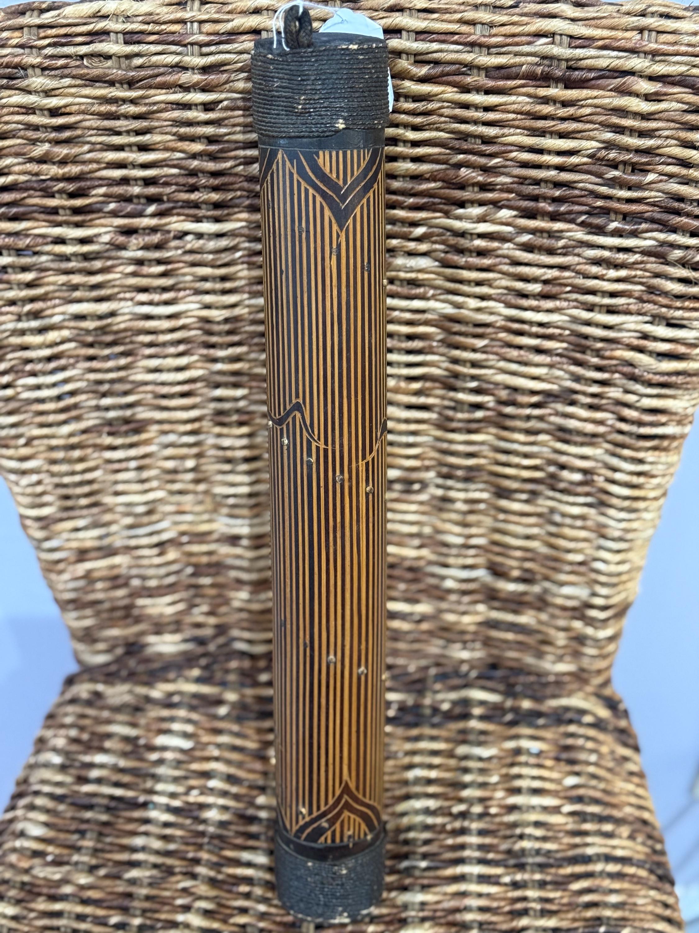 SALE Rare Handmade African Rain Stick 16” Africa Design Meditation Yoga ...