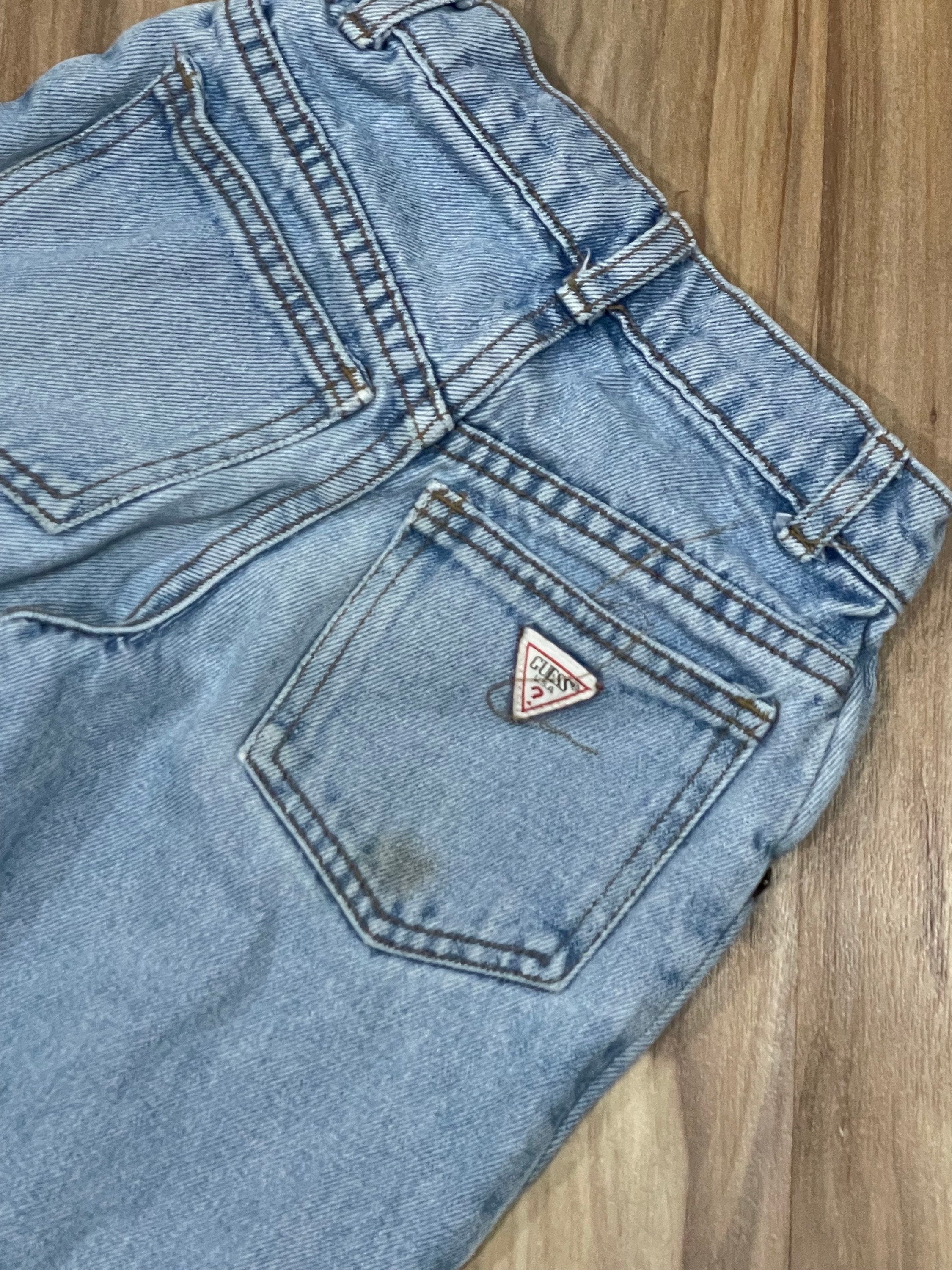 kids vintage GUESS パンツ 12M Sz 6Y Vintage 90s Kids Guess Denim Cotton Jeans Medium Wash Blue