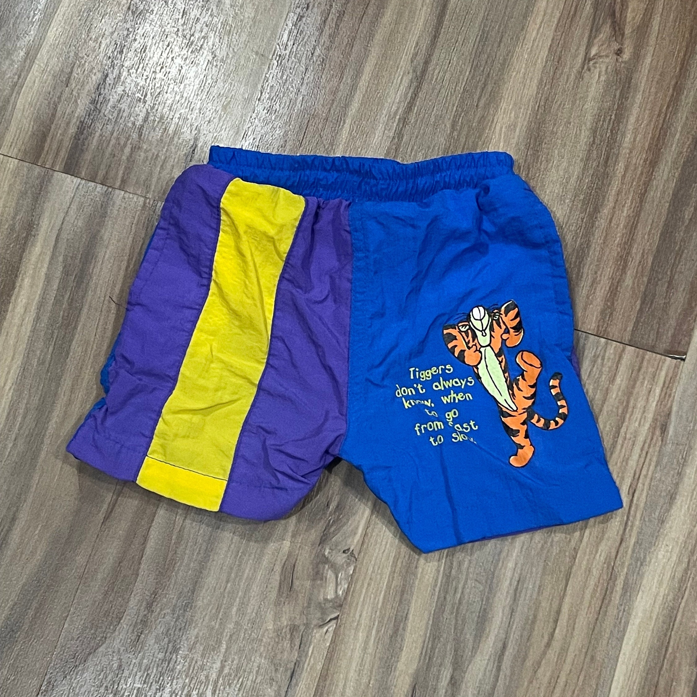 Vintage 90s Disney Pooh Bear Tigger Kids Swimsuit Swim Trunks - Etsy