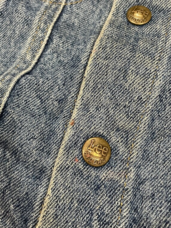 Small Vintage 90s Kids Lee Riders Denim Cotton Jean Jacket Medium 