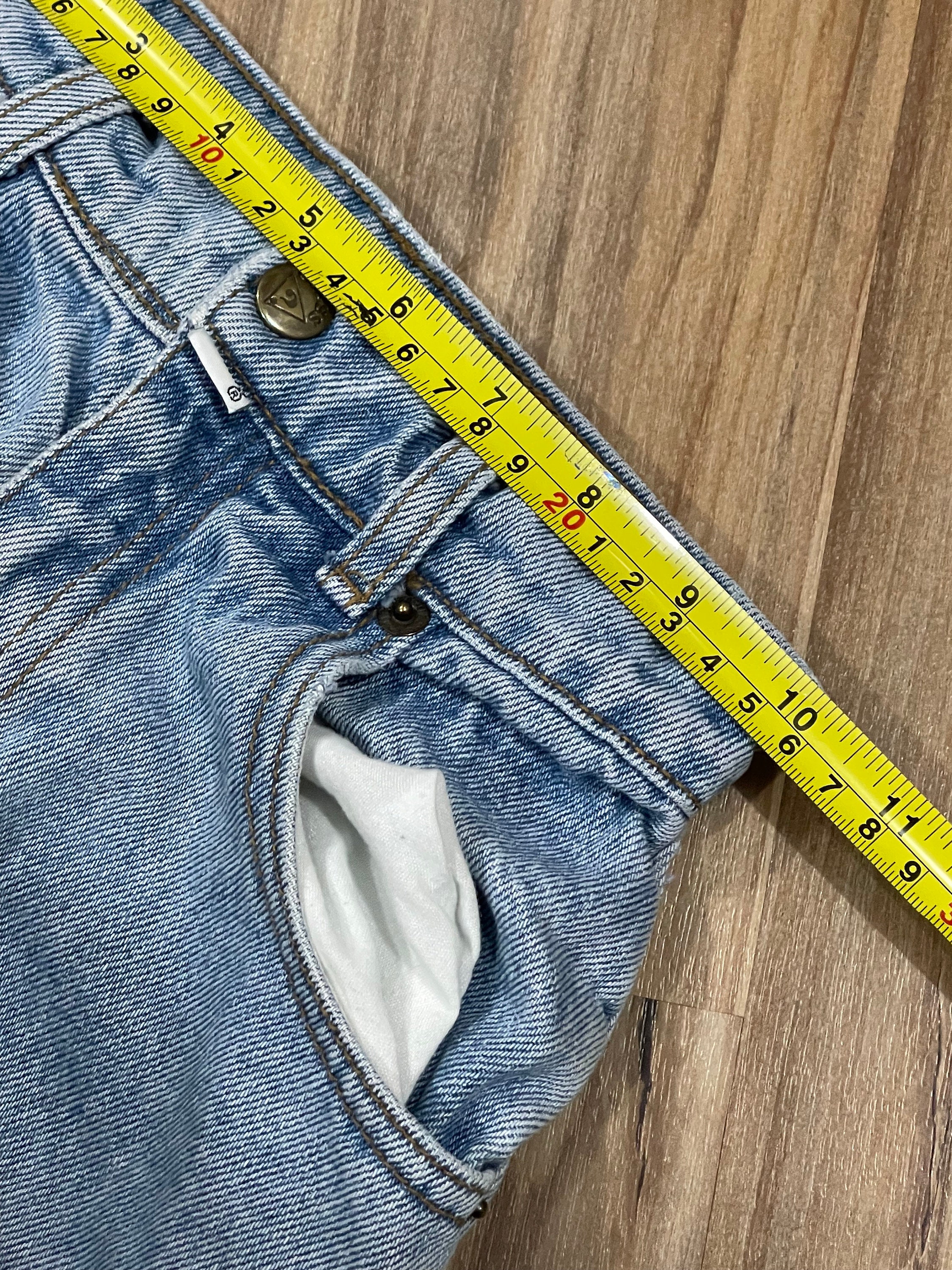 Sz 6Y Vintage 90s Kids Guess Denim Cotton Jeans Medium Wash Blue