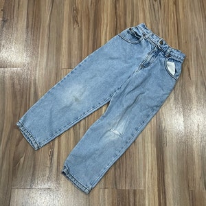 Sz 6Y Vintage 90s Kids Guess Denim Cotton Jeans Medium Wash Blue