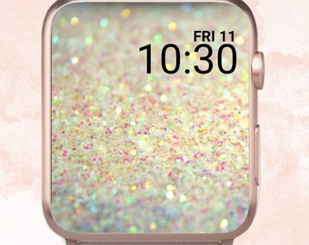 Gorgeous Glitter Apple Watch Wallpaper, Glitter Apple Watch Face, Sparkly Apple Watch Wallpaper, Glitter Apple Watch Wallpaper, Mermaid Glam