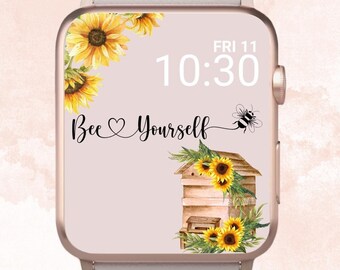 Papier Peint Apple Watch Abeille Mignonne, Abeille Vous-même, Apple Watch Abeille Mignonne, Papier Peint Apple Watch Abeille, Cadran Apple Watch Abeille, Apple Watch Ruche