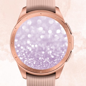 Glitter Samsung Galaxy-wijzerplaat, glitter Samsung Galaxy-horlogebehang, sprankelend Samsung Galaxy-horloge, Samsung Galaxy-horlogeachtergrond