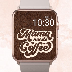 Sfondo Apple Watch Caffè, Sfondo Apple Watch Amante del Caffè, Sfondo Apple Watch Mamma, Quadrante Apple Watch Caffè, Amore per il caffè