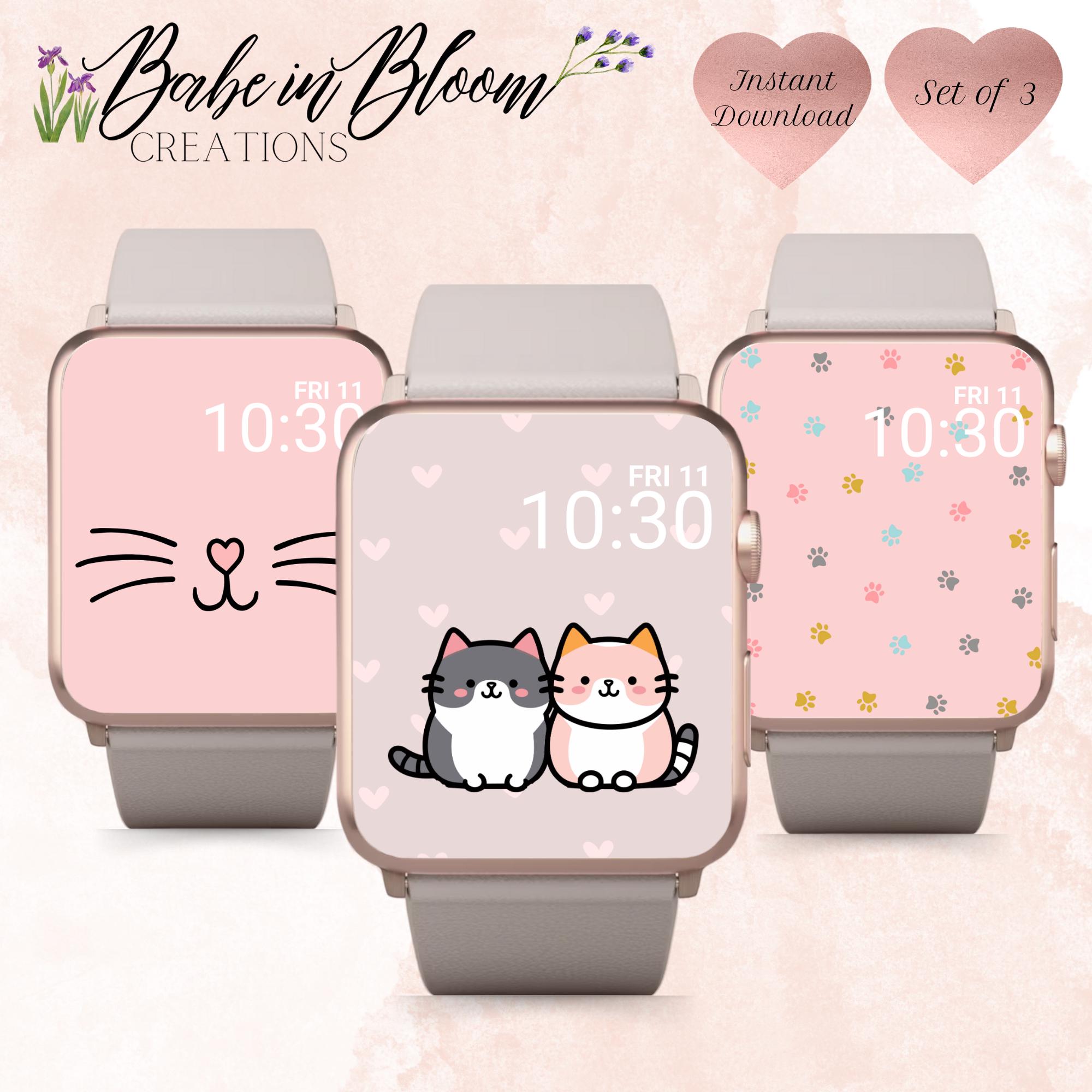 Apple - Lovecat Apple Watch Series 4 40mm 44mm GPS + WiFi + Cellular Pink