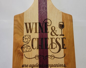 Tabla de charcutería grabada con láser