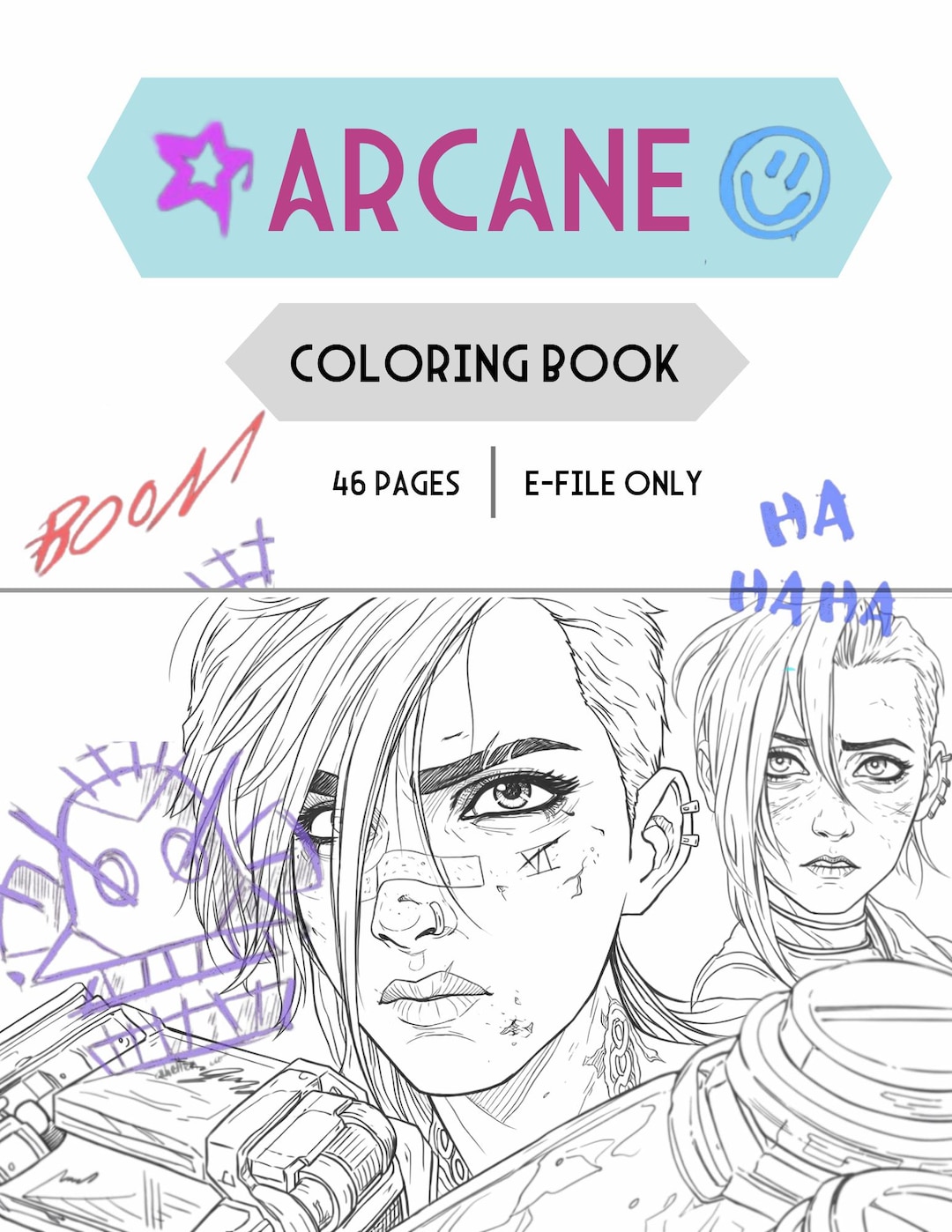 Arcane Coloring Book - Etsy