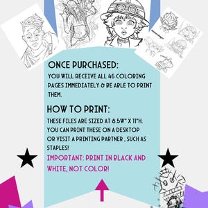 Arcane Coloring Book - Etsy