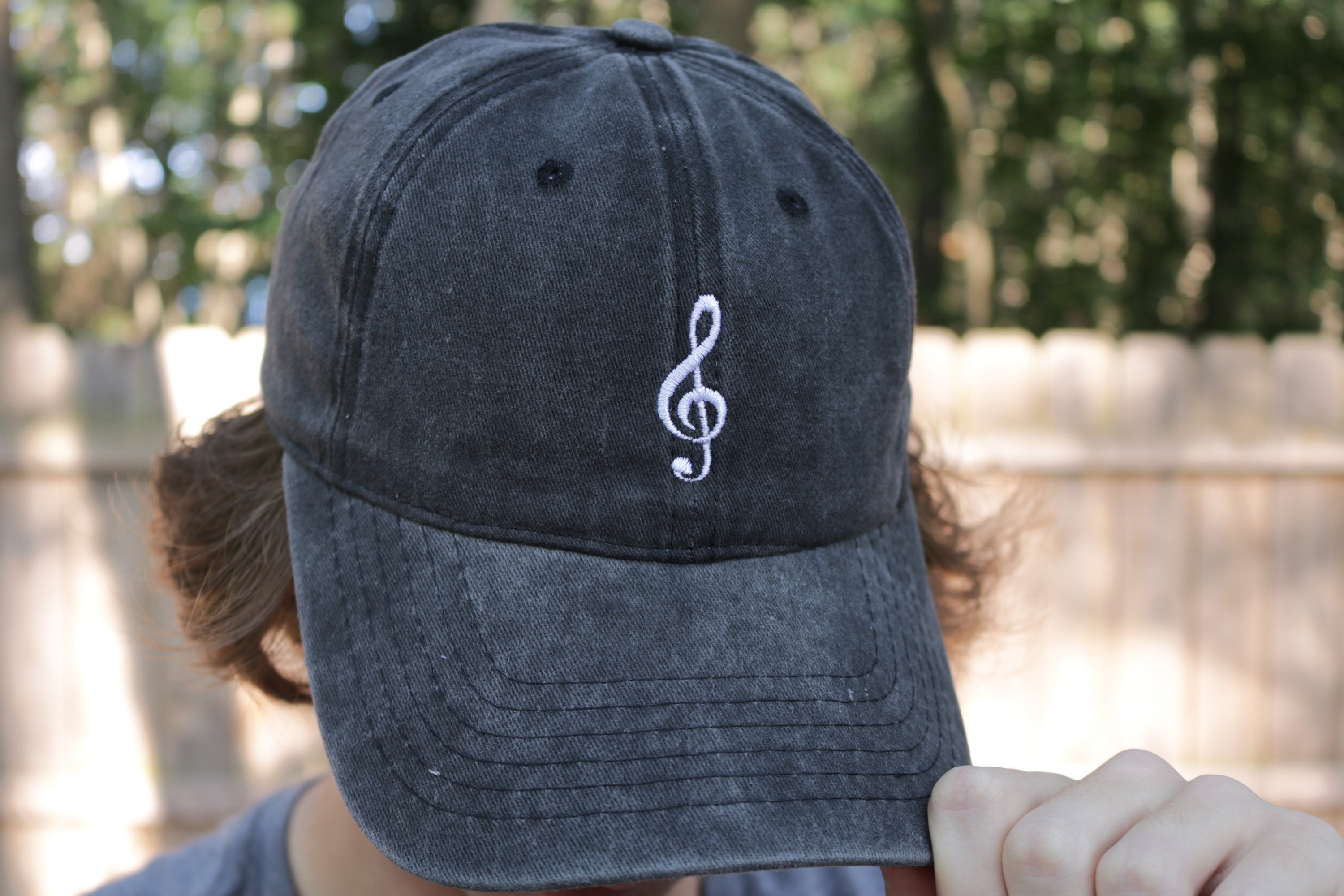 Music Notes Embroidered Dad Hat Personalized Sheet Music Gift for Music ...