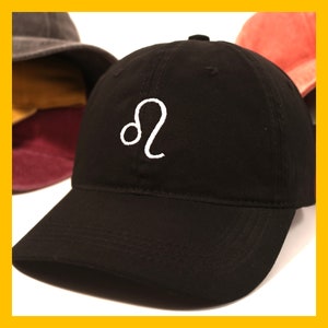Astrology Leo Zodiac Gift For Her Embroidered Dad Hat Leo Sign Astrology Hat For Girlfriend
