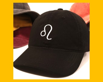 Astrology Leo Zodiac Gift For Her Embroidered Dad Hat Leo Sign Astrology Hat For Girlfriend