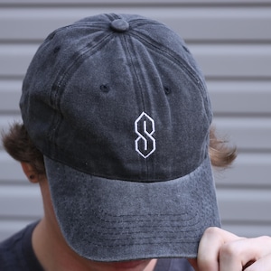 Embroidered S Symbol Baseball Cap | Retro 90s Y2K Streetwear Hat