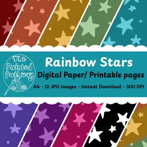 Stars A4 Digital Paper