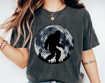 Cool Sasquatch Shirt Yeti Bigfoot Tshirt Cryptid Shirt Funny Camping Shirt Adventure Lover Gift Hiking Shirt Big Foot Tee Outdoor Lover Gift