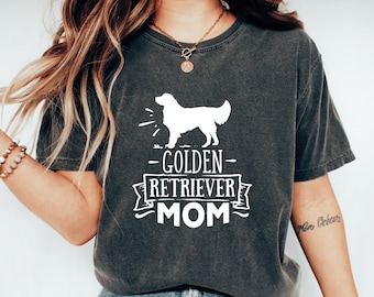 Camiseta para mamá de Golden Retriever, regalo para amantes de los Golden Retriever, camiseta para personas que disfrutan de los perros, camiseta de regalo para amantes de los perros, regalo para dueños de Golden Retriever, cumpleaños de mamá perruna